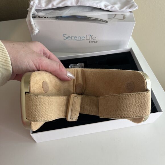 SereneLife Smart Eye Massager with Heat & Pressure Point Therapy Mask - Picture 16 of 16